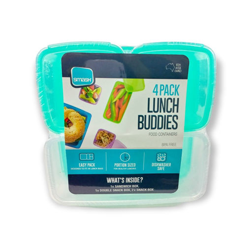 Picture of SMASH LUNCH BUDDIES 4 PACK GREEN